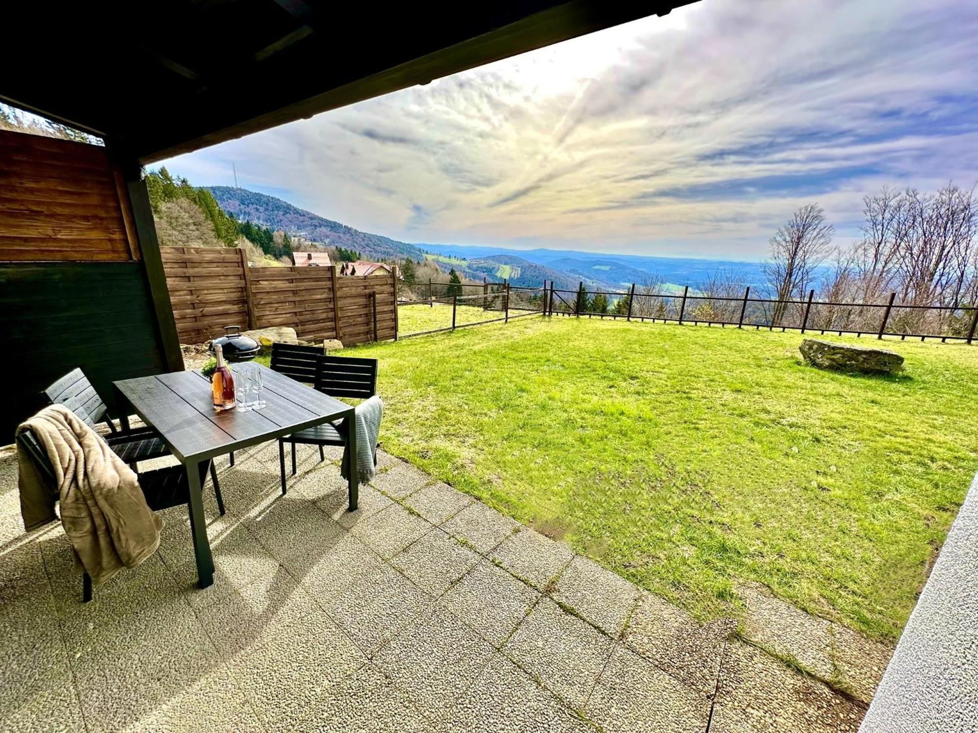 Gemuetliches Alpenblick Berg-Bungalow + Grosser Garten + Netflix! Schöfweg Eksteriør billede