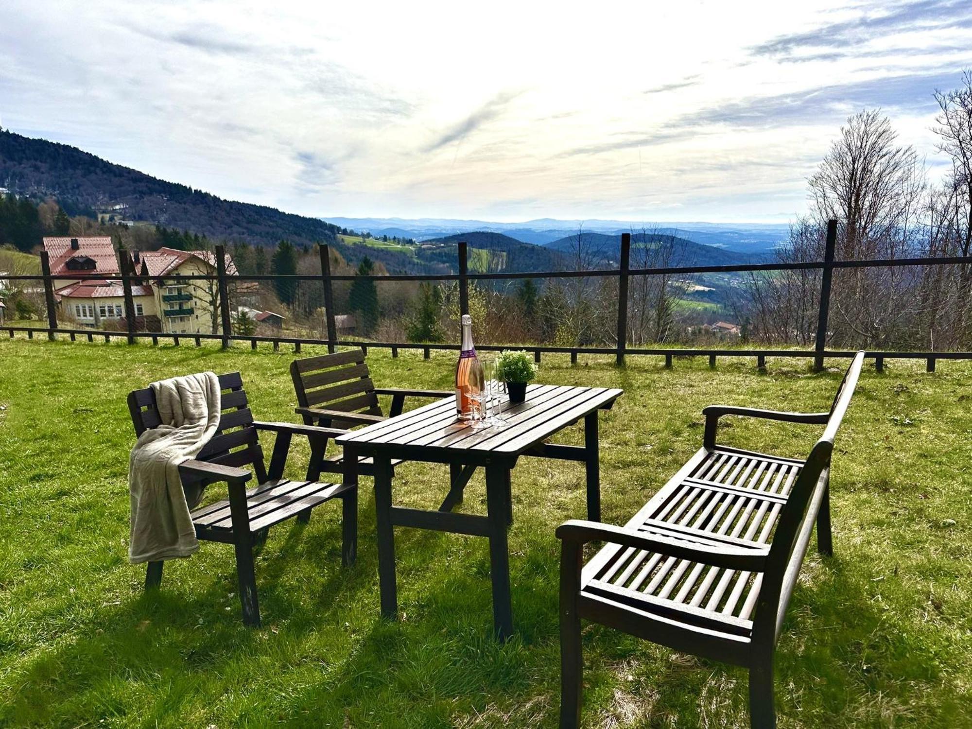 Gemuetliches Alpenblick Berg-Bungalow + Grosser Garten + Netflix! Schöfweg Eksteriør billede